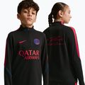 Gyerek futball pulóver Nike Paris Saint-Germain Strike Dri-Fit Soccer Knit Drill Top black/global red/global red