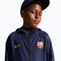 Gyerek futball dzseki Nike FC Barcelona Academy Pro blackened blue/black/mineral yellow 7