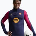 Férfi futball pulóver Nike FC Barcelona Strike Soccer Drill Top blackened blue/mineral yellow 4