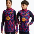 Gyerek futball pulóver Nike FC Barcelona Dri-Fit Strike Drill Top noble red/noble red/mineral yellow