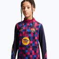 Gyerek futball pulóver Nike FC Barcelona Dri-Fit Strike Drill Top noble red/noble red/mineral yellow 4