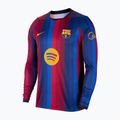 Férfi foci longsleeve  Nike FC Barcelona Dri-Fit Stadium Home LS deep garnet/blue void/mineral yellow