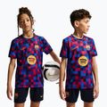 Gyerek focimez Nike FC Barcelona Dri-Fit Pre-Match noble red/mineral yellow
