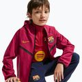 Gyerek futball dzseki Nike FC Barcelona Tech Full Zip noble red/black/mineral yellow 6