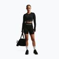 Női edzősort Nike Pro Seamless High Waisted Biker 5" black/white 2