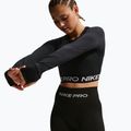 Női edzősort Nike Pro Seamless High Waisted Biker 5" black/white 4