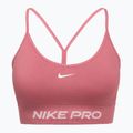 Edzőmelltartó Nike Pro Seamless Light Support peony/white