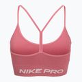 Edzőmelltartó Nike Pro Seamless Light Support peony/white 2