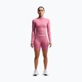 Női edzősort Nike Pro Seamless High Waisted Biker 5" peony/white 2