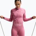 Női edzősort Nike Pro Seamless High Waisted Biker 5" peony/white 4