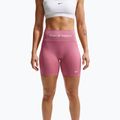 Női edzősort Nike Pro Seamless High Waisted Biker 5" peony/white 5