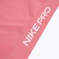 Női edzőpóló Nike Pro Seamless Dri-Fit peony/white 4