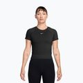 Női edzőpóló Nike Pro Seamless Dri-Fit black/white
