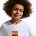 Gyerek póló Nike FC Barcelona Soccer white 5