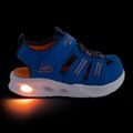 SKECHERS S-Lights Sola Glow kék/lime gyermek szandálok 8
