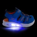 SKECHERS S-Lights Sola Glow kék/lime gyermek szandálok 9