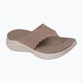 Női papucsok SKECHERS Ultra Flex 3.0 Rhythm Waves brown 8