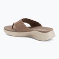 Női papucsok SKECHERS Ultra Flex 3.0 Rhythm Waves brown 3