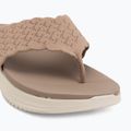 Női papucsok SKECHERS Ultra Flex 3.0 Rhythm Waves brown 7