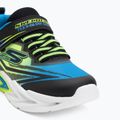 Gyerekcipők SKECHERS Flex-Glow Ultra fekete/kék/lime 7