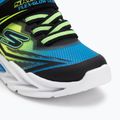 Gyerekcipők SKECHERS Flex-Glow Ultra fekete/kék/lime 7