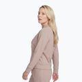 Női pulóver SKECHERS GO Luxe Rib Everyday Full Zip taupe/brown 3