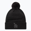 Női téli sapka New Era Metallic Bobble Los Angeles Dodger fekete