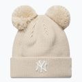 Női téli sapka New Era Double Pom Beanie New York Yankees stone
