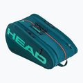 Padel táska HEAD Tour Padel Bag L 40 l green/orange 2