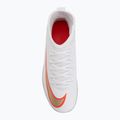 Gyermek focicipők Nike Jr. Mercurial Superfly 11 Club white/bright crimson/blur 5