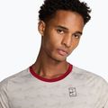 Férfi póló Nike Court Advantage light bone/tough red/black 3