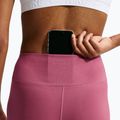 Női edzőleggingsek Nike One pink smoke/white 6