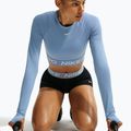 Női hosszú ujjú póló Nike Pro work blue/white 3