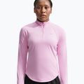 Női futópulóver Nike Tempo Dri-Fit 1/4 Zip pink rise 4