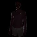 Női futópulóver Nike Tempo Dri-Fit 1/4 Zip pink rise 7