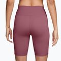 Női edző rövidnadrág Nike One Pink Smoke/White 2