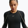 Női edző hosszú ujjú póló Nike One Fitted black/white 6