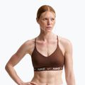 Női melltartó edzésre Nike Dri-Fit Indy Light Support cacao wow