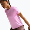 Női edző póló Nike One Classic pink rise/white 5