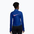 Női hosszú ujjú póló futáshoz Nike Tempo Swoosh Run Dri-Fit 1/4-Zip old royal/pink rise 2