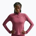 Női futópulóver Nike Tempo Dri-Fit 1/4 Zip pink smoke 4