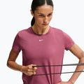 Női edző póló Nike One Classic pink smoke/white 6