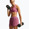 Női edző rövidnadrág Nike Pro pink smoke/white 4