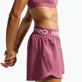 Női edző rövidnadrág Nike Pro pink smoke/white 5