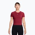 Női edző póló Nike Pro Seamless tough red/white