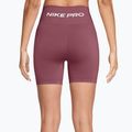 Női edző rövidnadrág Nike Pro Seamless pink smoke/white 2