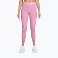 Női leggingsek Nike Pro pink rise/white