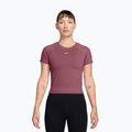 Női edző póló Nike Pro Seamless pink smoke/white