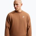 Férfi pulóver Nike Club ale brown/white 5