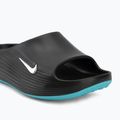 Férfi papucsok Nike ReactX Rejuven8 black/gamma blue/metallic silver 7